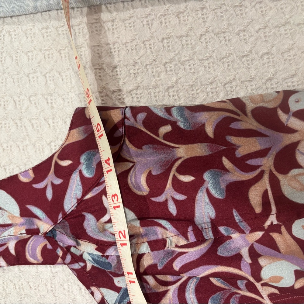 Free People Grace Corset Top in Cabernet Combo size XS - Picture 8 of 13